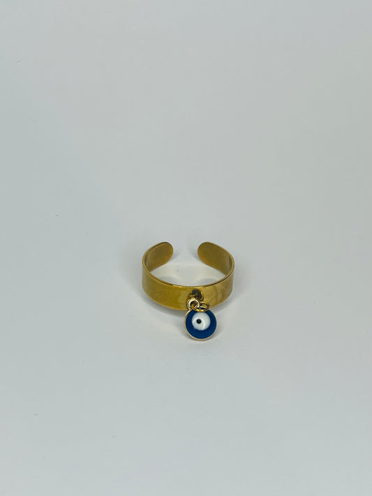 Bague Oeil Grecque Bleu