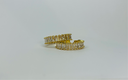 Bague Strass Or